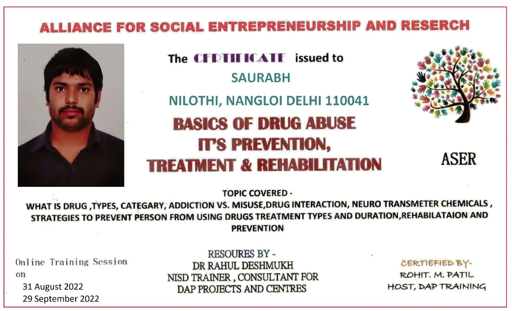 Accreditation Certificate 5