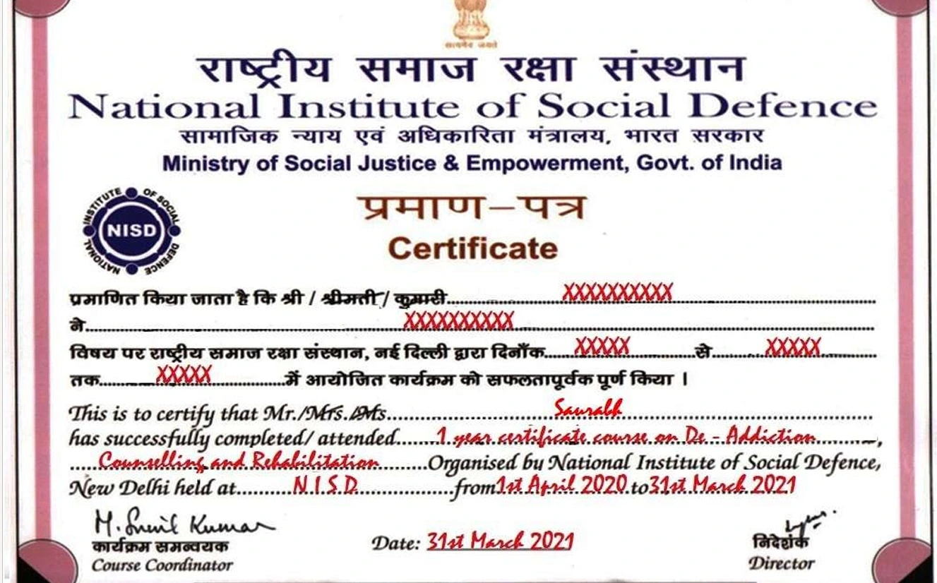 Accreditation Certificate 1